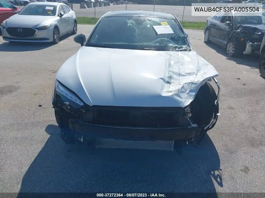 Auction sale of the 2023 Audi S5 , vin: WAUB4CF53PA005504, lot number: 37272364