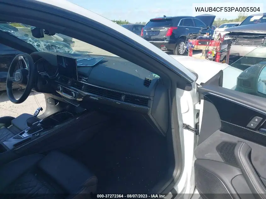 Auction sale of the 2023 Audi S5 , vin: WAUB4CF53PA005504, lot number: 37272364