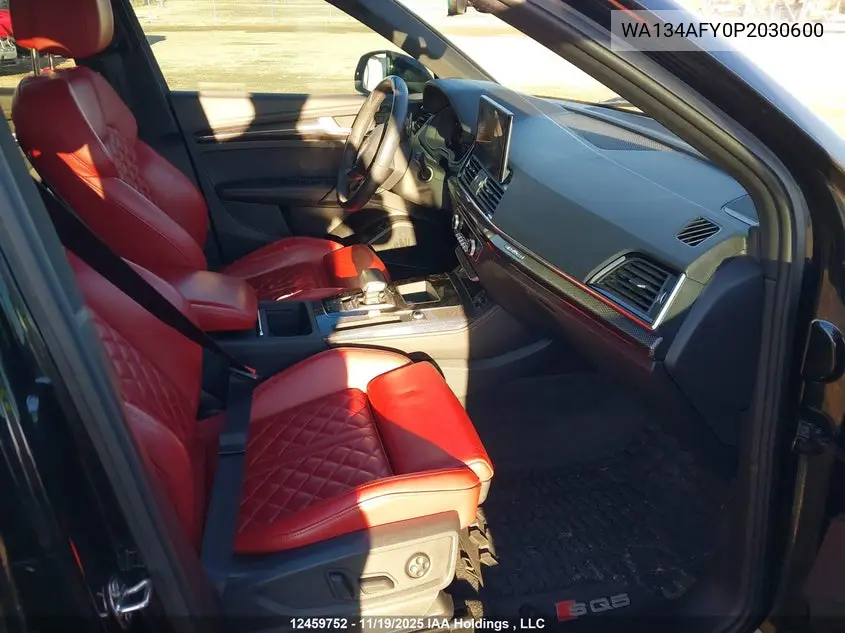 Auction sale of the 2023 Audi SQ5 , vin: WA134AFY0P2030600, lot number: 12459752