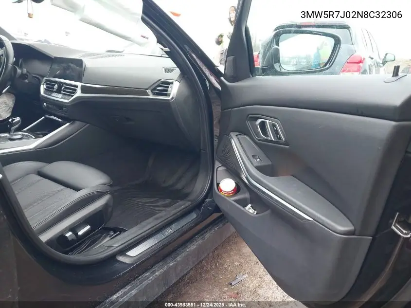 Auction sale of the 2022 BMW 3er , vin: 3MW5R7J02N8C32306, lot number: 43983551