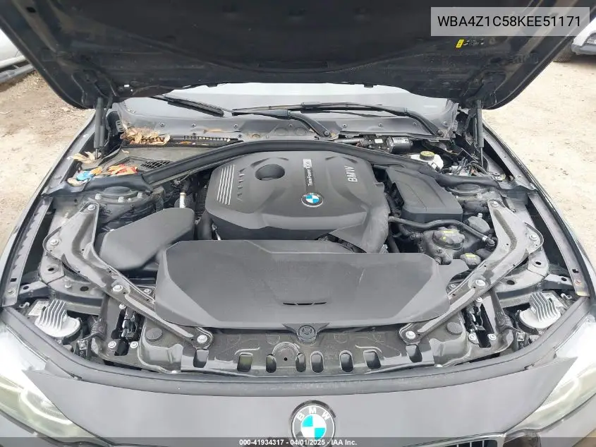Auction sale of the 2019 BMW 4er , vin: WBA4Z1C58KEE51171, lot number: 41934317