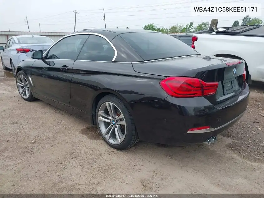 Auction sale of the 2019 BMW 4er , vin: WBA4Z1C58KEE51171, lot number: 41934317
