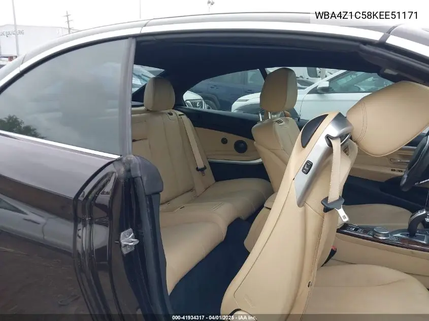 Auction sale of the 2019 BMW 4er , vin: WBA4Z1C58KEE51171, lot number: 41934317