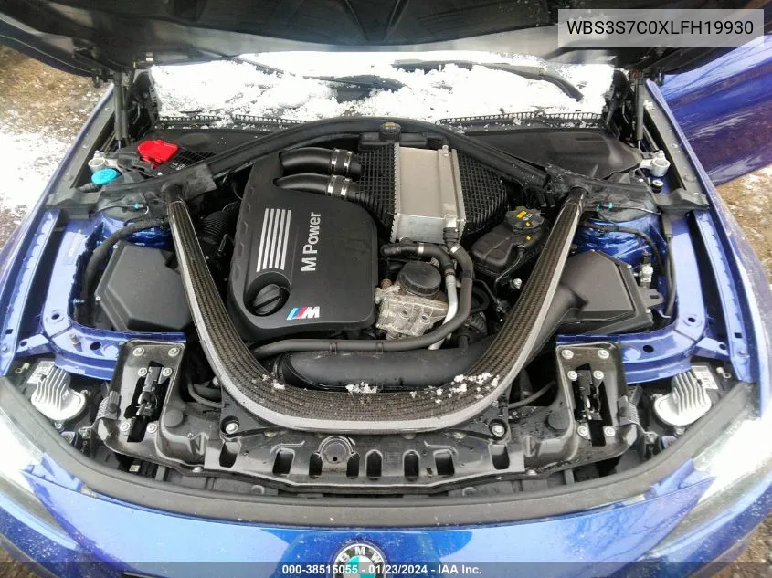 Auction sale of the 2020 BMW M4 , vin: WBS3S7C0XLFH19930, lot number: 38515055