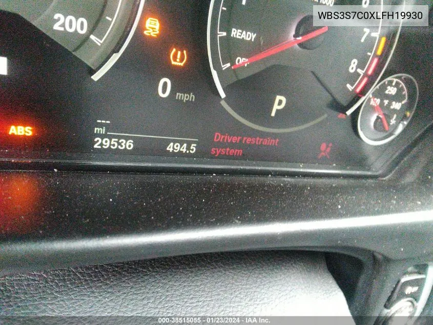 Auction sale of the 2020 BMW M4 , vin: WBS3S7C0XLFH19930, lot number: 38515055