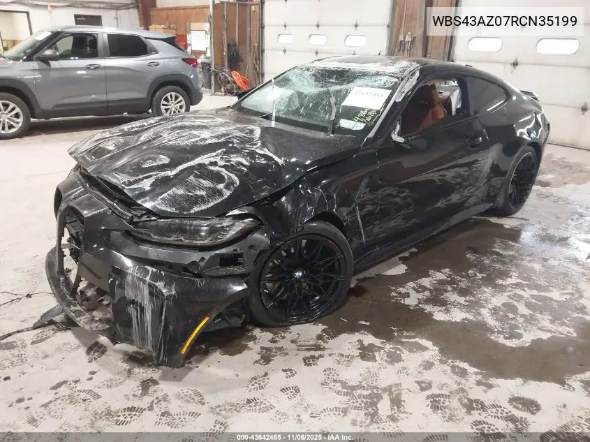 Auction sale of the 2024 BMW M4 , vin: WBS43AZ07RCN35199, lot number: 43642485