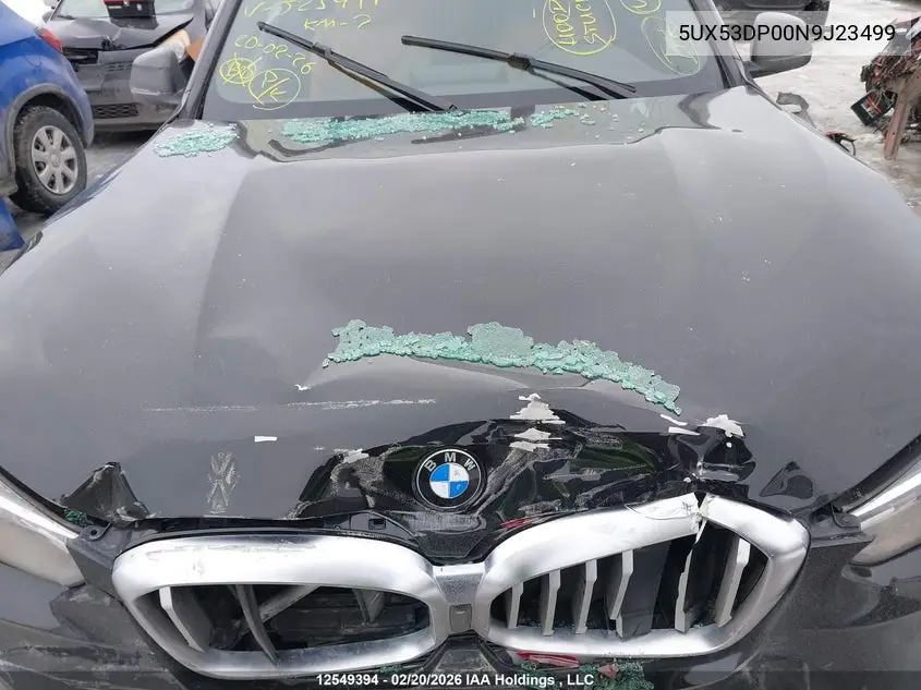 Auction sale of the 2022 BMW X3 , vin: 5UX53DP00N9J23499, lot number: 12549394
