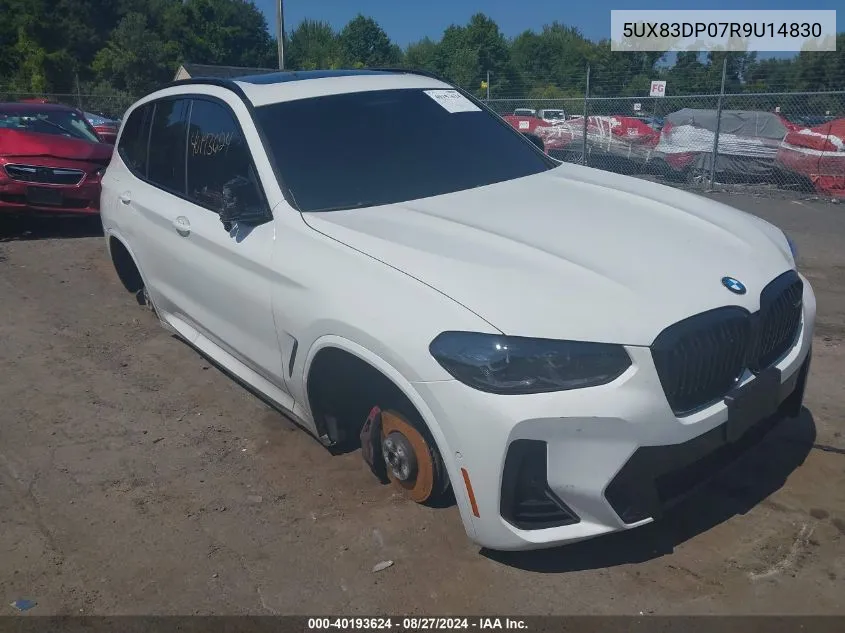 Auction sale of the 2024 BMW X3 , vin: 5UX83DP07R9U14830, lot number: 40193624