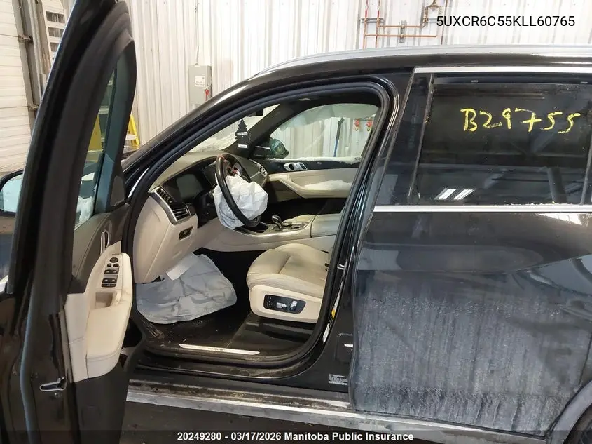 Auction sale of the 2019 BMW X5 , vin: 5UXCR6C55KLL60765, lot number: 20249280