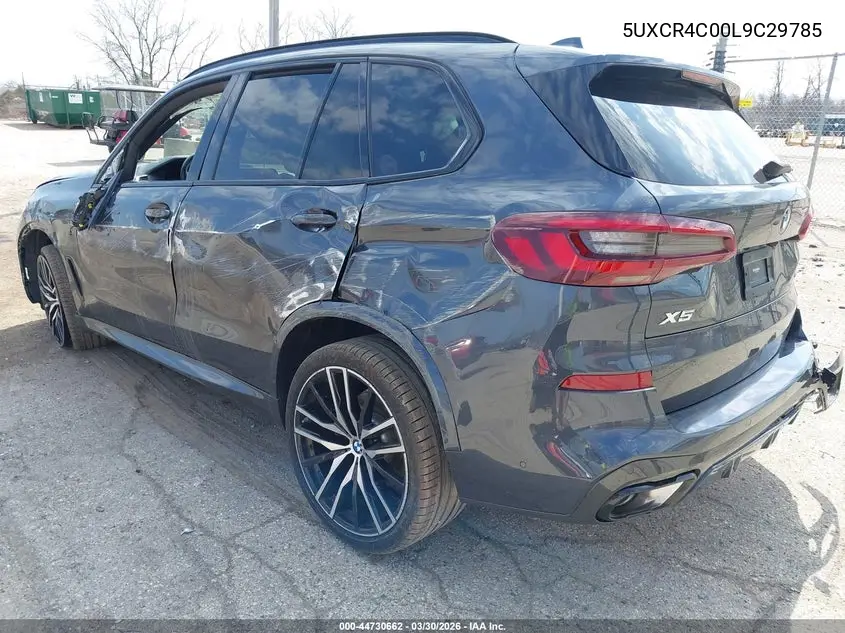 Auction sale of the 2020 BMW X5 , vin: 5UXCR4C00L9C29785, lot number: 44730662