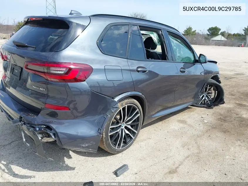 Auction sale of the 2020 BMW X5 , vin: 5UXCR4C00L9C29785, lot number: 44730662