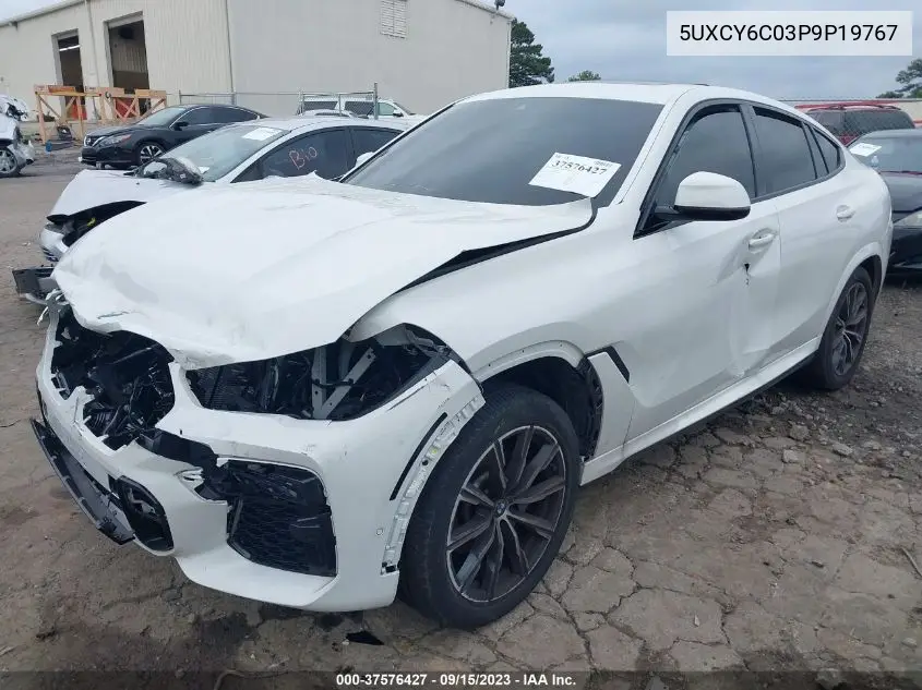 Auction sale of the 2023 BMW X6 , vin: 5UXCY6C03P9P19767, lot number: 37576427