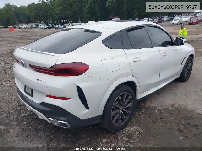 Auction sale of the 2023 BMW X6 , vin: 5UXCY6C03P9P19767, lot number: 37576427