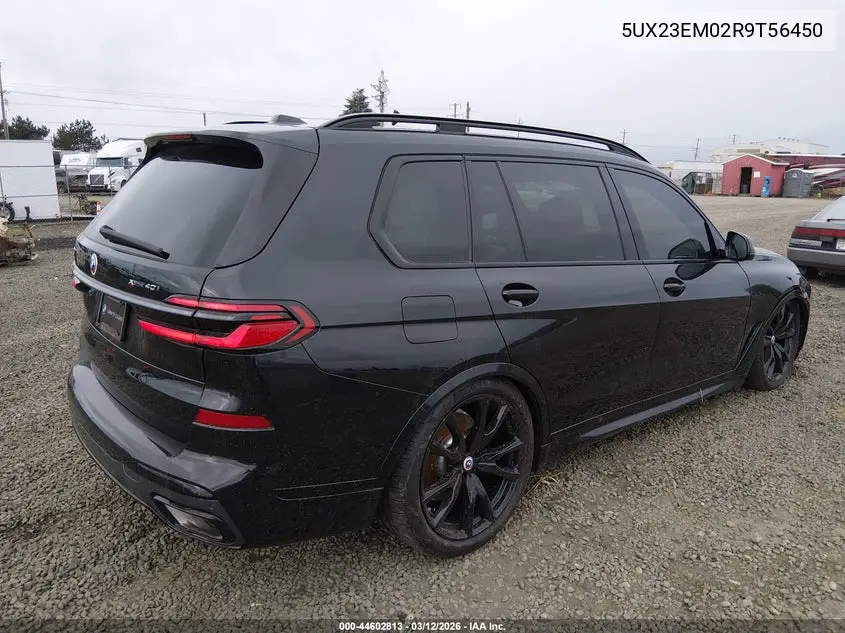 Auction sale of the 2024 BMW X7 , vin: 5UX23EM02R9T56450, lot number: 44602813
