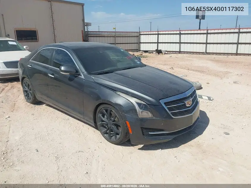 Auction sale of the 2016 Cadillac ATS , vin: 1G6AE5SX4G0117302, lot number: 45914662