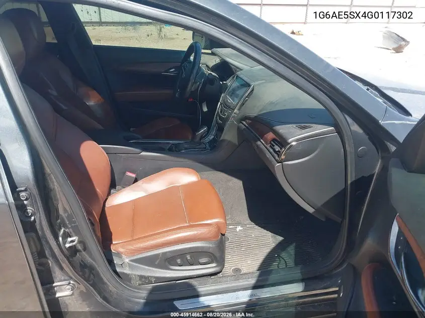 Auction sale of the 2016 Cadillac ATS , vin: 1G6AE5SX4G0117302, lot number: 45914662