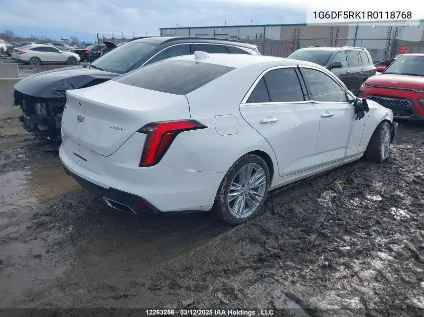Auction sale of the 2024 Cadillac CT4 , vin: 1G6DF5RK1R0118768, lot number: 12263256