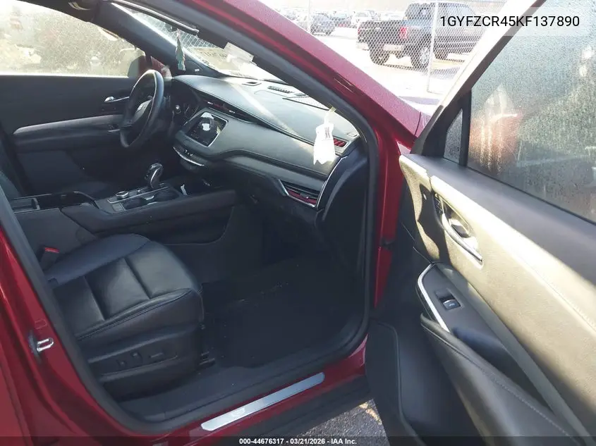 Auction sale of the 2019 Cadillac XT4 , vin: 1GYFZCR45KF137890, lot number: 44676317