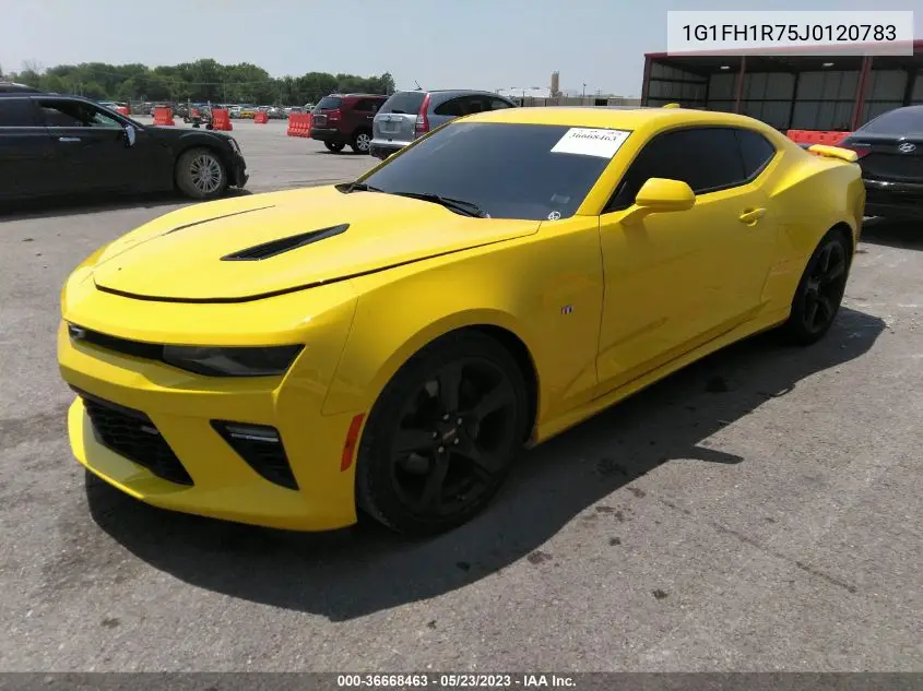 Auction sale of the 2018 Chevrolet Camaro , vin: 1G1FH1R75J0120783, lot number: 36668463