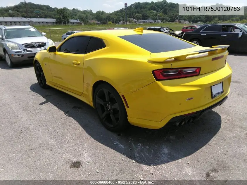 Auction sale of the 2018 Chevrolet Camaro , vin: 1G1FH1R75J0120783, lot number: 36668463