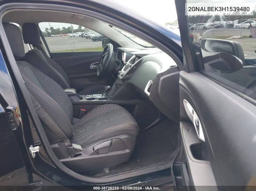 Auction sale of the 2017 Chevrolet Equinox , vin: 2GNALBEK3H1539480, lot number: 38726233