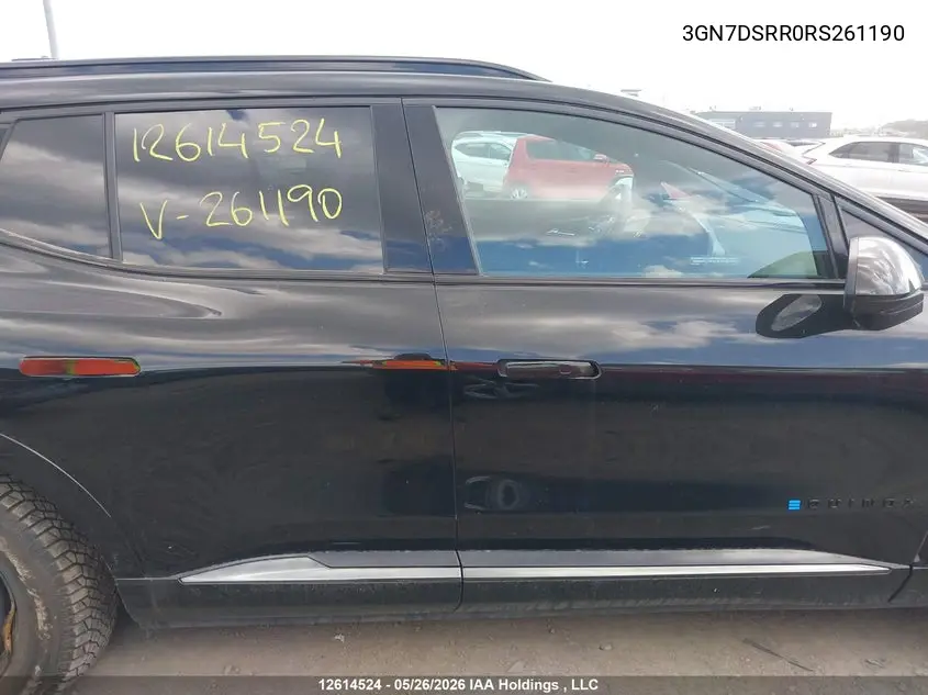 Auction sale of the 2024 Chevrolet Equinox , vin: 3GN7DSRR0RS261190, lot number: 12614524