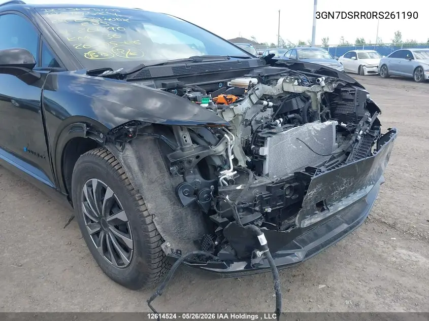 Auction sale of the 2024 Chevrolet Equinox , vin: 3GN7DSRR0RS261190, lot number: 12614524