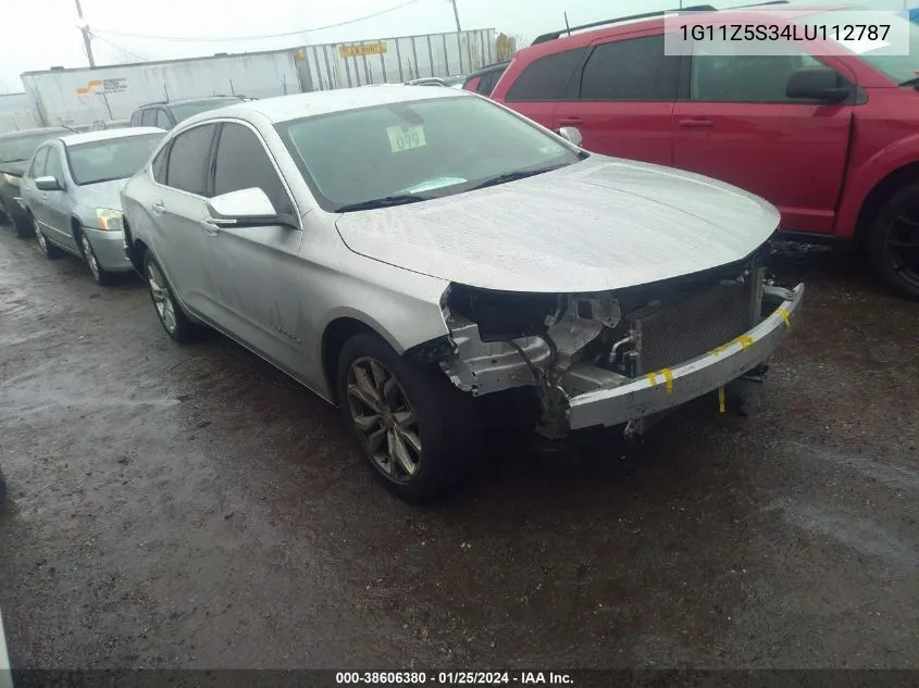Auction sale of the 2020 Chevrolet Impala , vin: 1G11Z5S34LU112787, lot number: 38606380