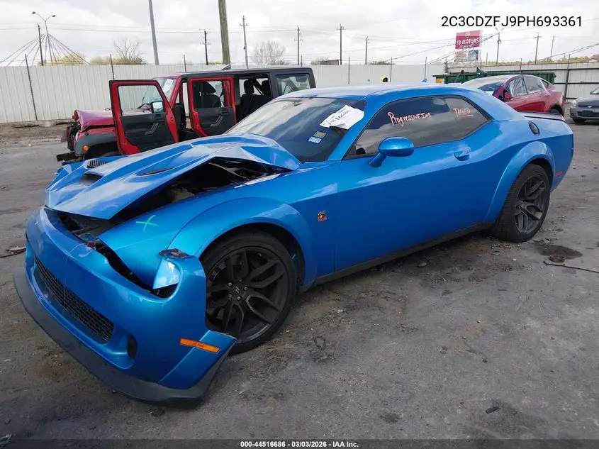 Auction sale of the 2023 Dodge Challenger , vin: 2C3CDZFJ9PH693361, lot number: 44516686