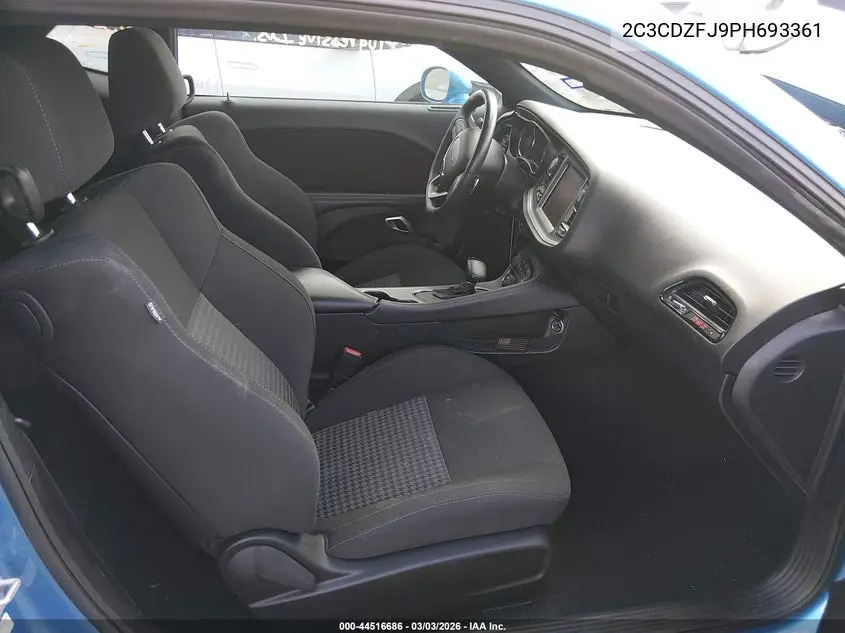 Auction sale of the 2023 Dodge Challenger , vin: 2C3CDZFJ9PH693361, lot number: 44516686