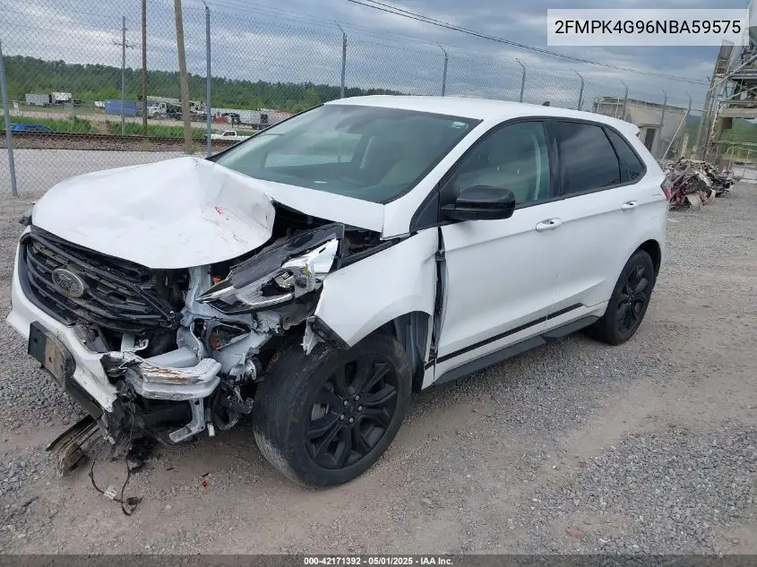 Auction sale of the 2022 Ford Edge , vin: 2FMPK4G96NBA59575, lot number: 42171392