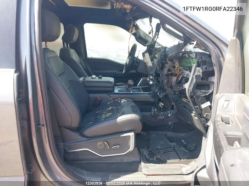 Auction sale of the 2024 Ford F 150 , vin: 1FTFW1RG0RFA22346, lot number: 12303936