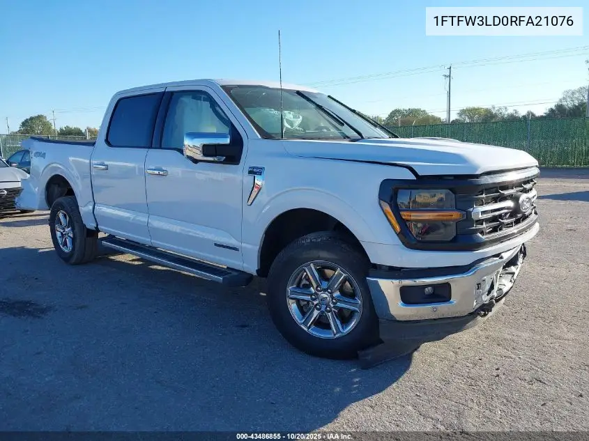 Auction sale of the 2024 Ford F 150 , vin: 1FTFW3LD0RFA21076, lot number: 43486855