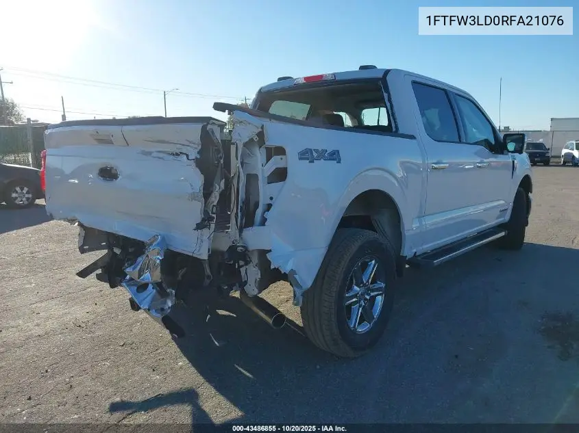 Auction sale of the 2024 Ford F 150 , vin: 1FTFW3LD0RFA21076, lot number: 43486855