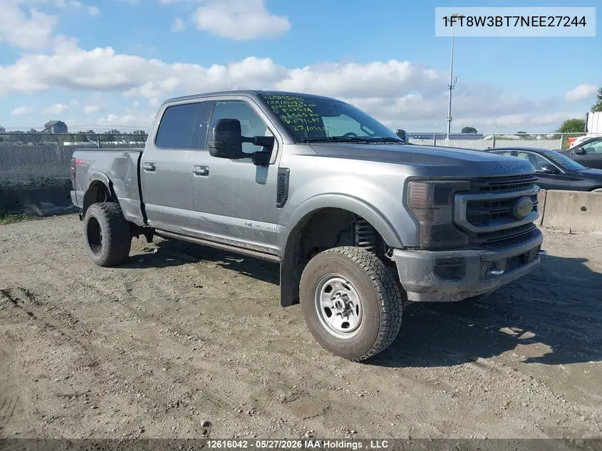 Auction sale of the 2022 Ford F350 , vin: 1FT8W3BT7NEE27244, lot number: 12616042