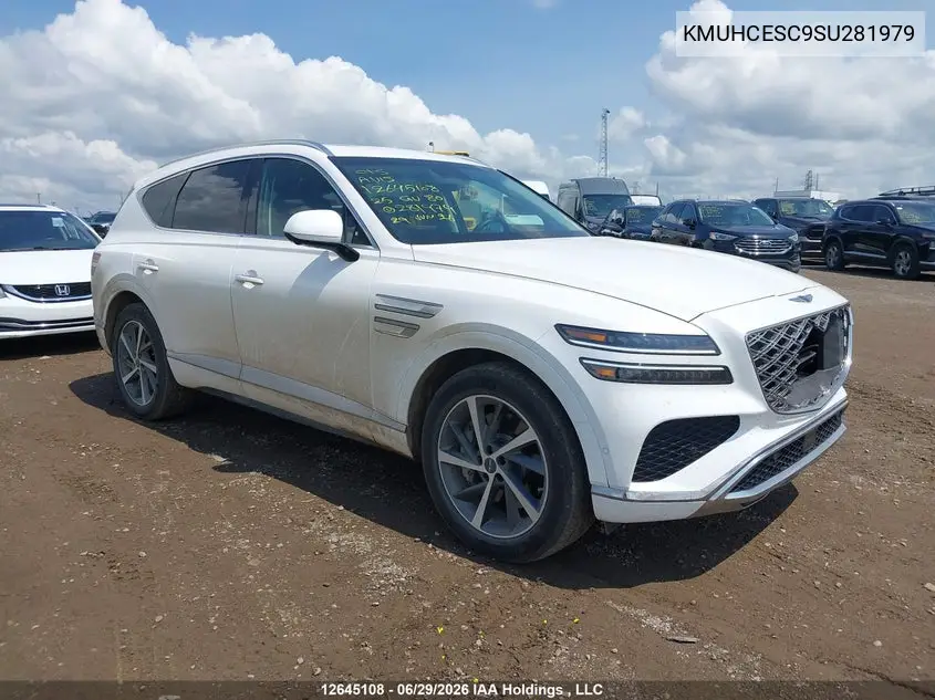 Auction sale of the 2025 Genesis GV80 , vin: KMUHCESC9SU281979, lot number: 12645108