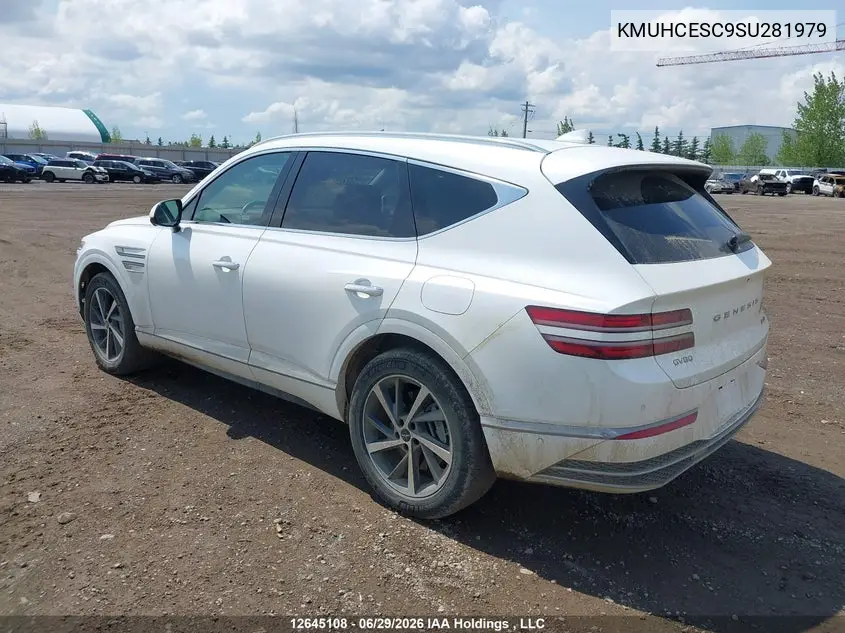 Auction sale of the 2025 Genesis GV80 , vin: KMUHCESC9SU281979, lot number: 12645108