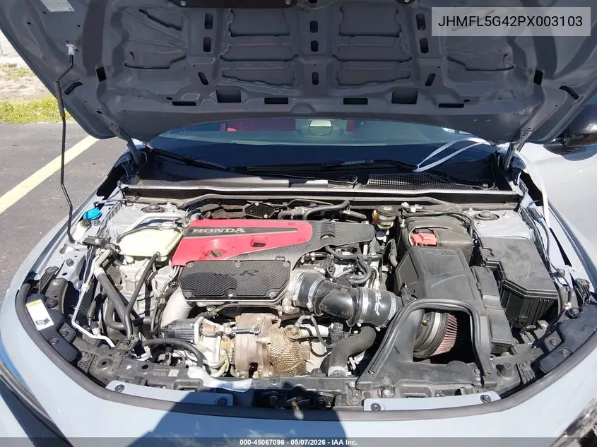 Auction sale of the 2023 Honda Civic Type R , vin: JHMFL5G42PX003103, lot number: 45067096