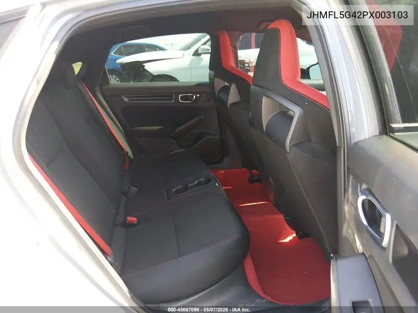 Auction sale of the 2023 Honda Civic Type R , vin: JHMFL5G42PX003103, lot number: 45067096