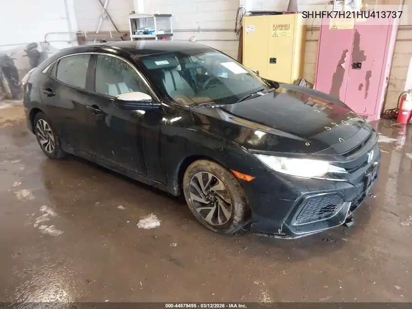 Auction sale of the 2017 Honda Civic , vin: SHHFK7H21HU413737, lot number: 44579495