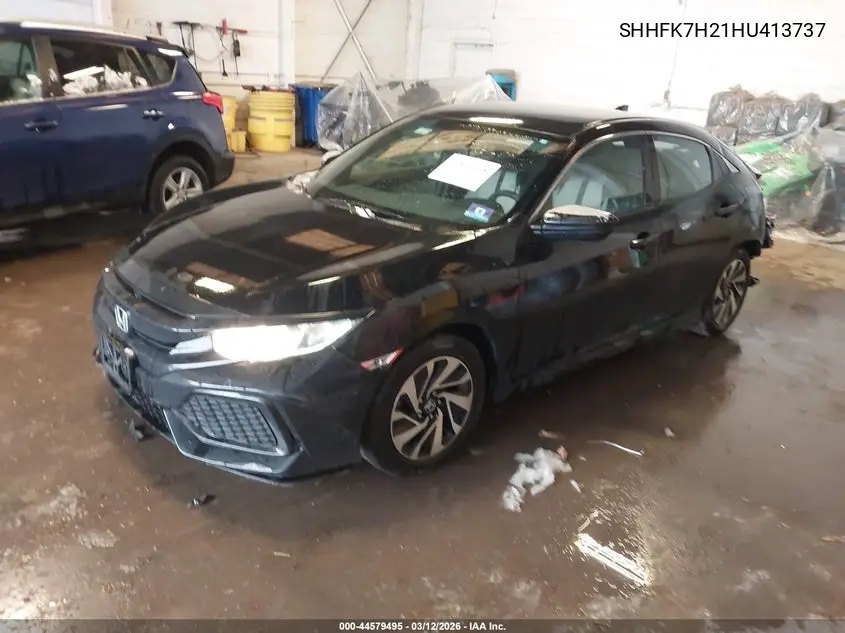 Auction sale of the 2017 Honda Civic , vin: SHHFK7H21HU413737, lot number: 44579495