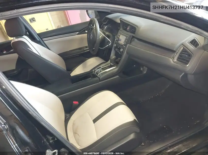 Auction sale of the 2017 Honda Civic , vin: SHHFK7H21HU413737, lot number: 44579495