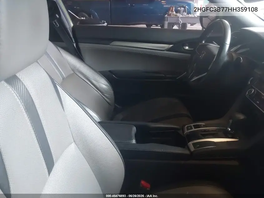 Auction sale of the 2017 Honda Civic , vin: 2HGFC3B77HH359108, lot number: 45476893