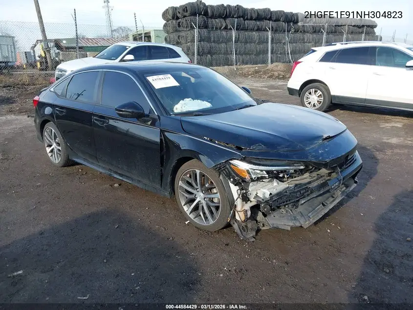 Auction sale of the 2022 Honda Civic , vin: 2HGFE1F91NH304823, lot number: 44584429