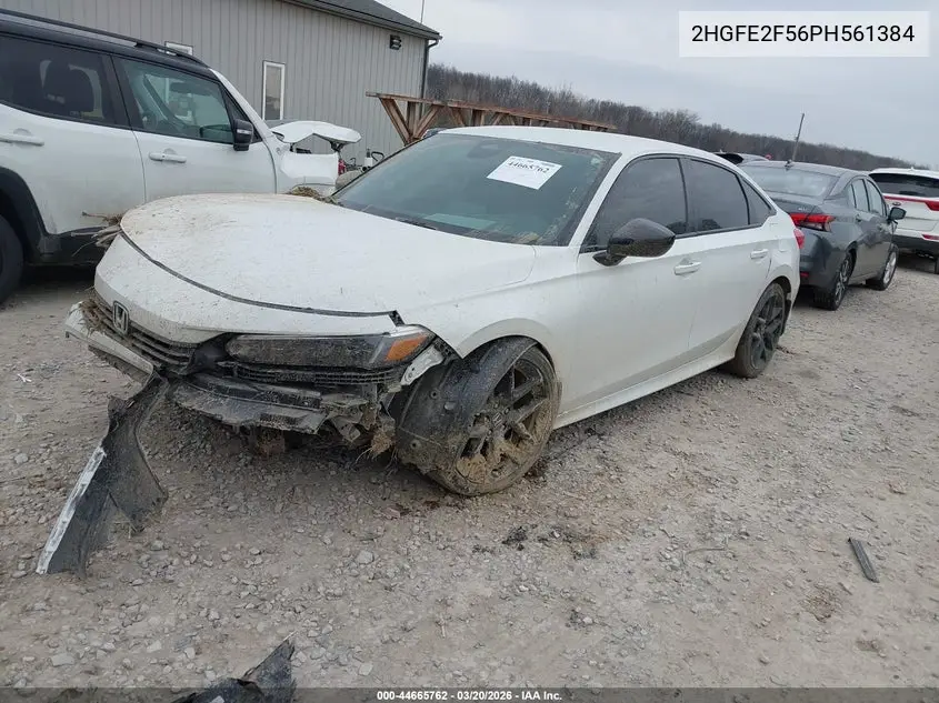 Auction sale of the 2023 Honda Civic , vin: 2HGFE2F56PH561384, lot number: 44665762