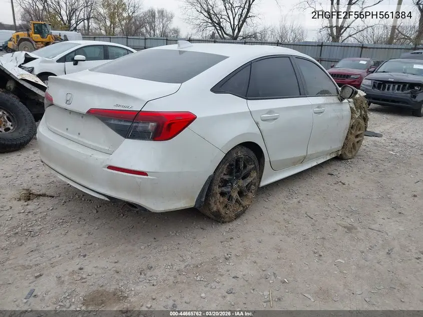 Auction sale of the 2023 Honda Civic , vin: 2HGFE2F56PH561384, lot number: 44665762