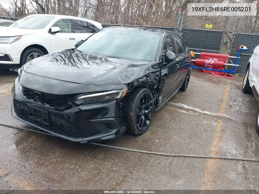 Auction sale of the 2024 Honda Civic , vin: 19XFL2H86RE005201, lot number: 43972200