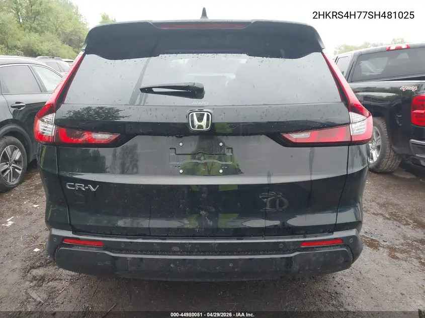 Auction sale of the 2025 Honda CR V , vin: 2HKRS4H77SH481025, lot number: 44980051