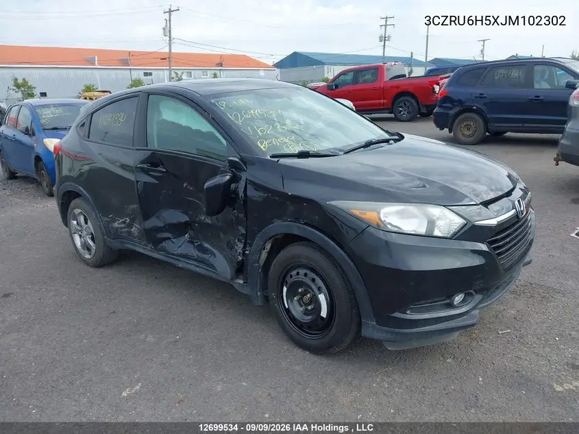 Auction sale of the 2018 Honda HR V , vin: 3CZRU6H5XJM102302, lot number: 12699534