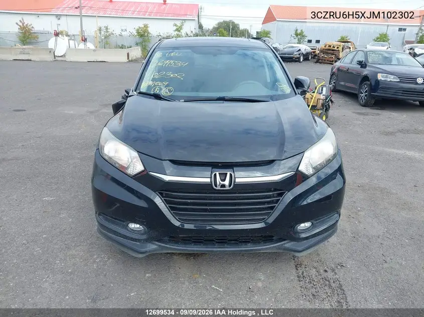 Auction sale of the 2018 Honda HR V , vin: 3CZRU6H5XJM102302, lot number: 12699534
